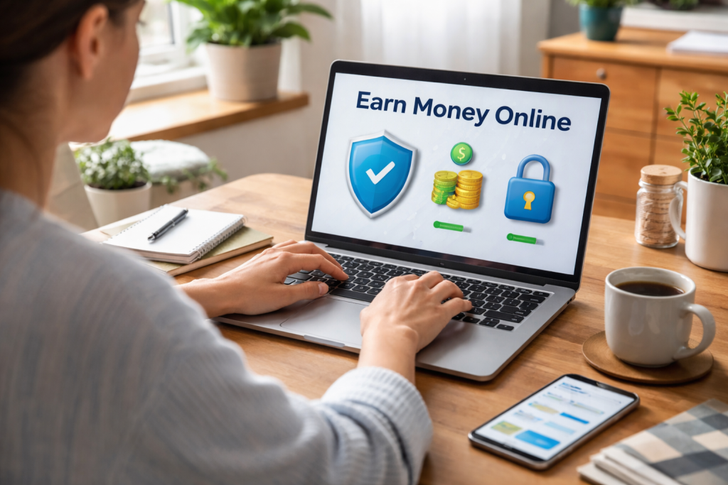 Earning Money Online Without Risking Your Security